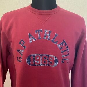 Y2K 1969 Gap Dark Red S Small Vintage long sleeve shirt crew neck sweatshirt